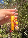 Small elf lip balm keychain