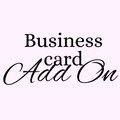 Business card add on