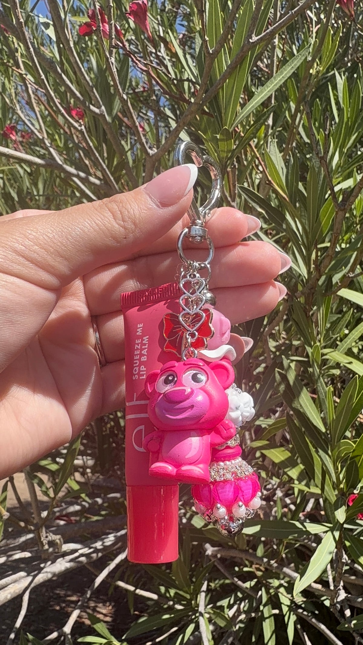 Small elf lip balm w/character