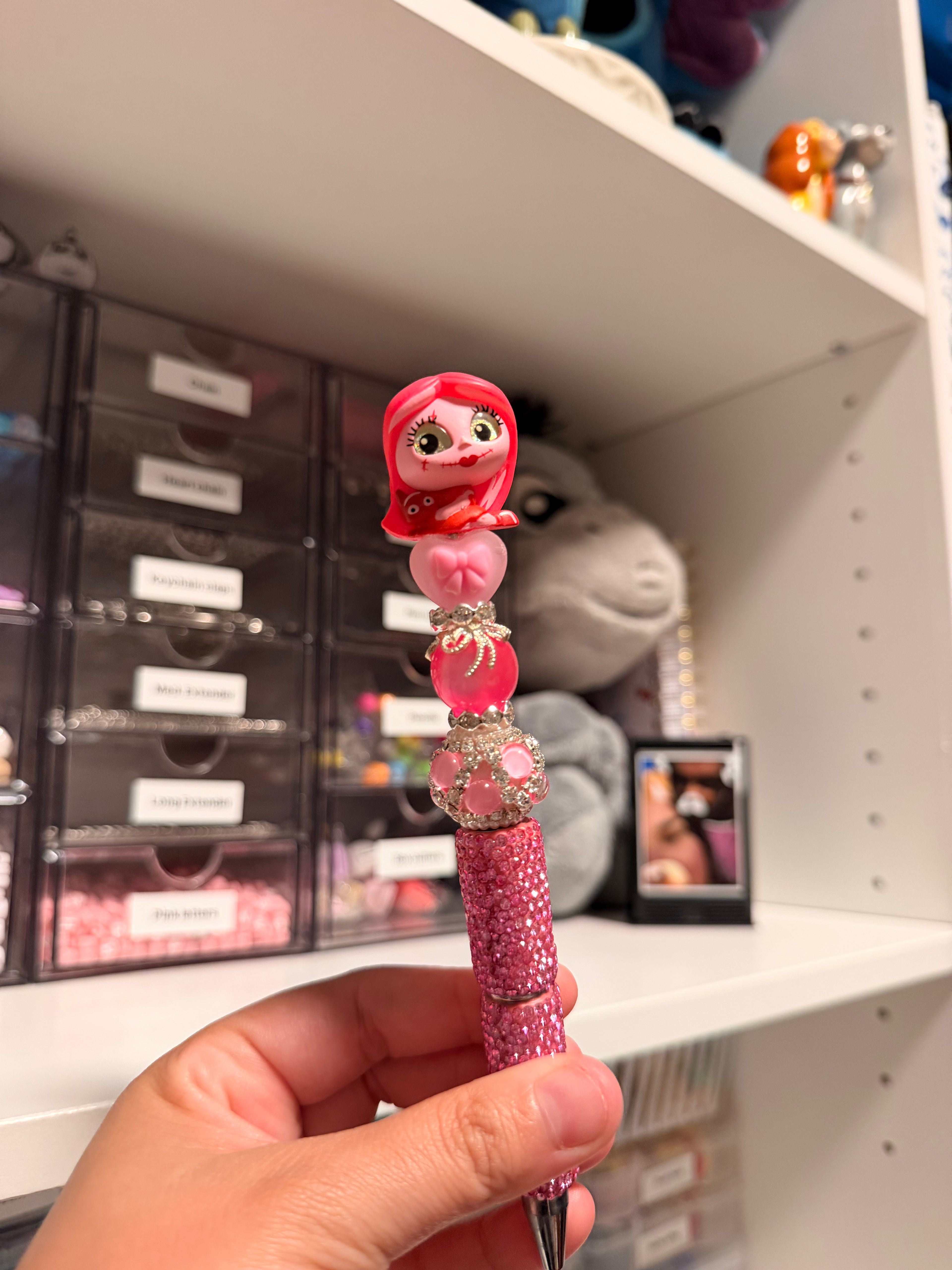 neon sally bling pen