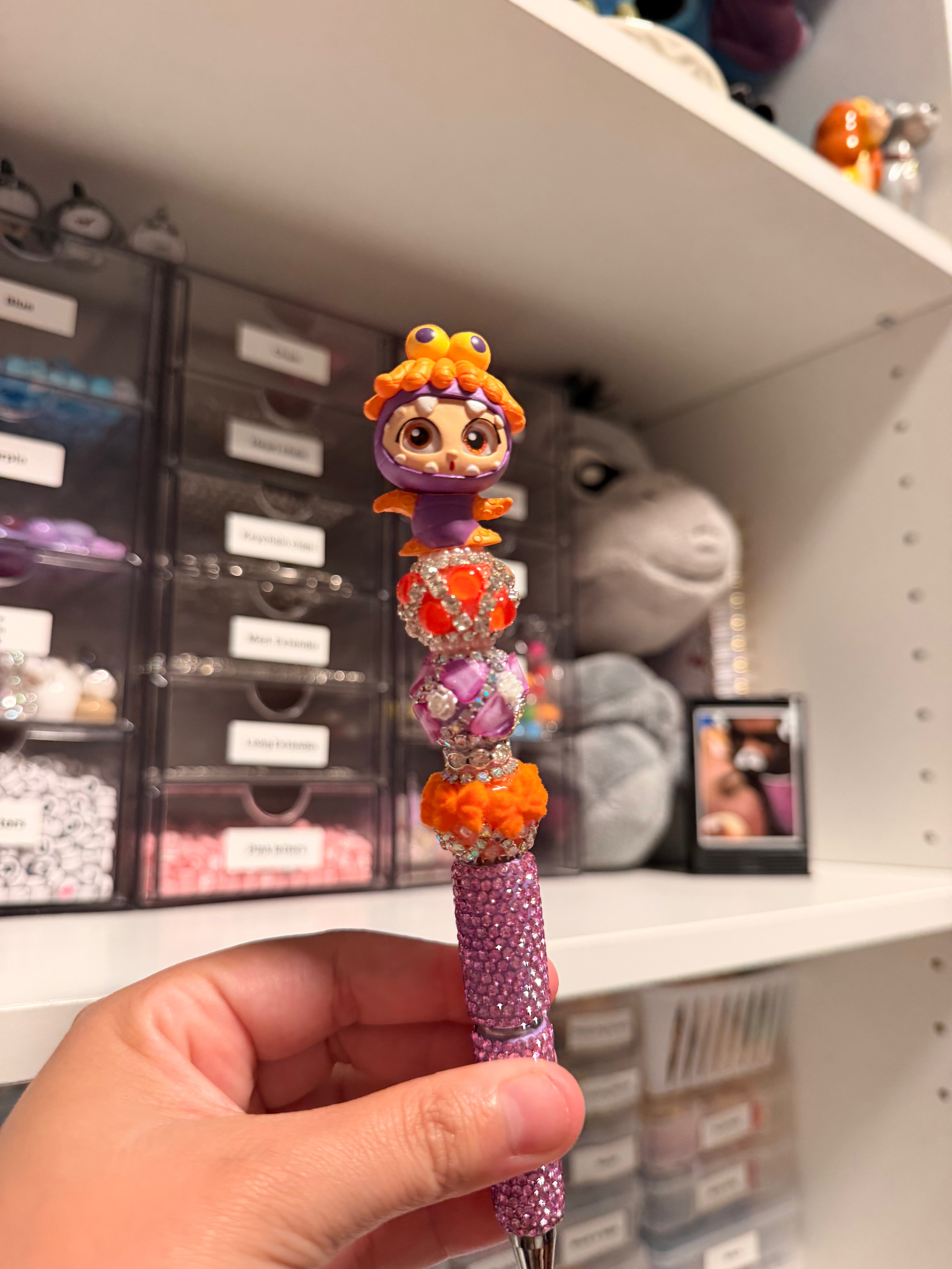 halloween boo bling pen