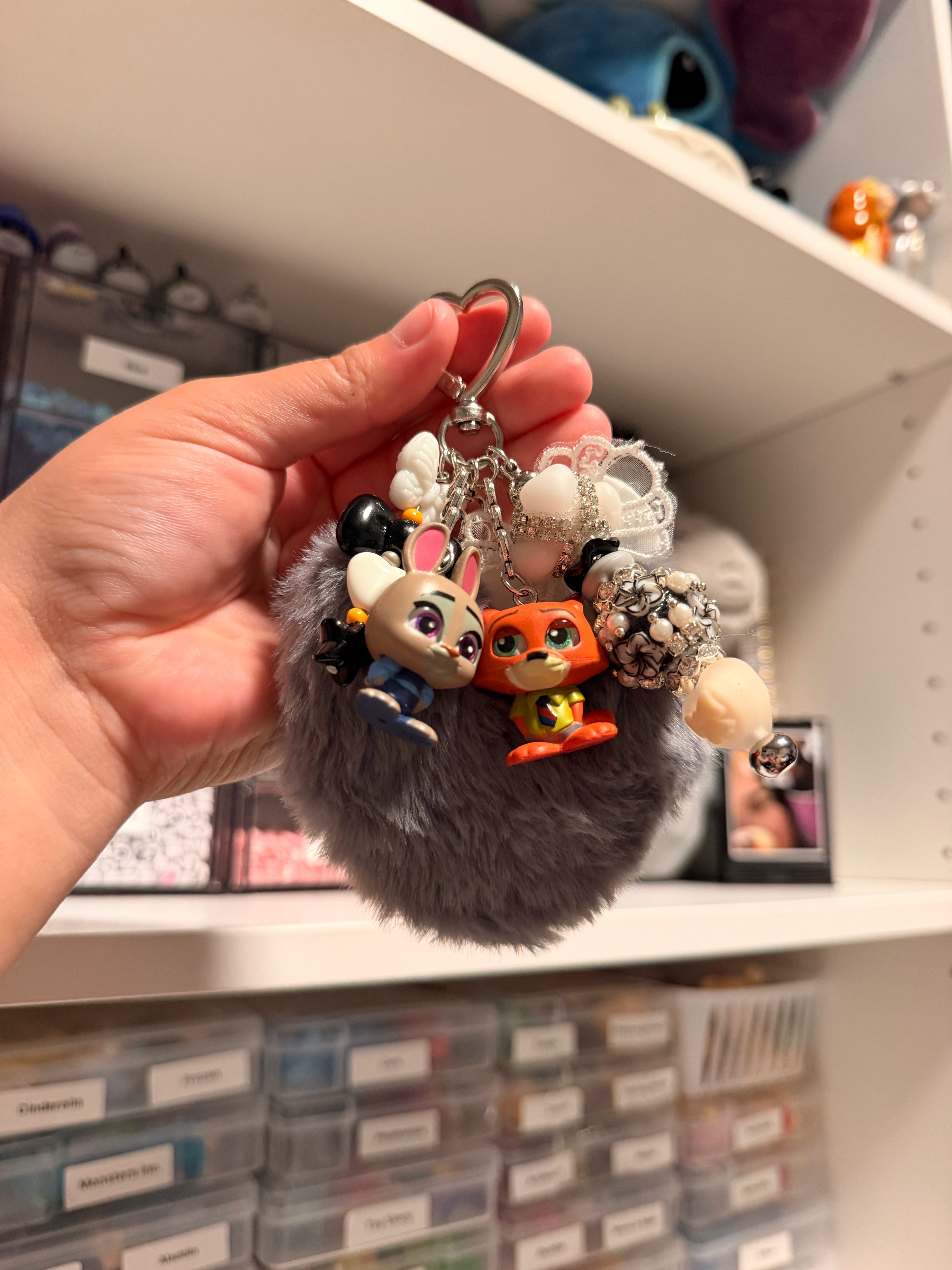 judy and nick keychain