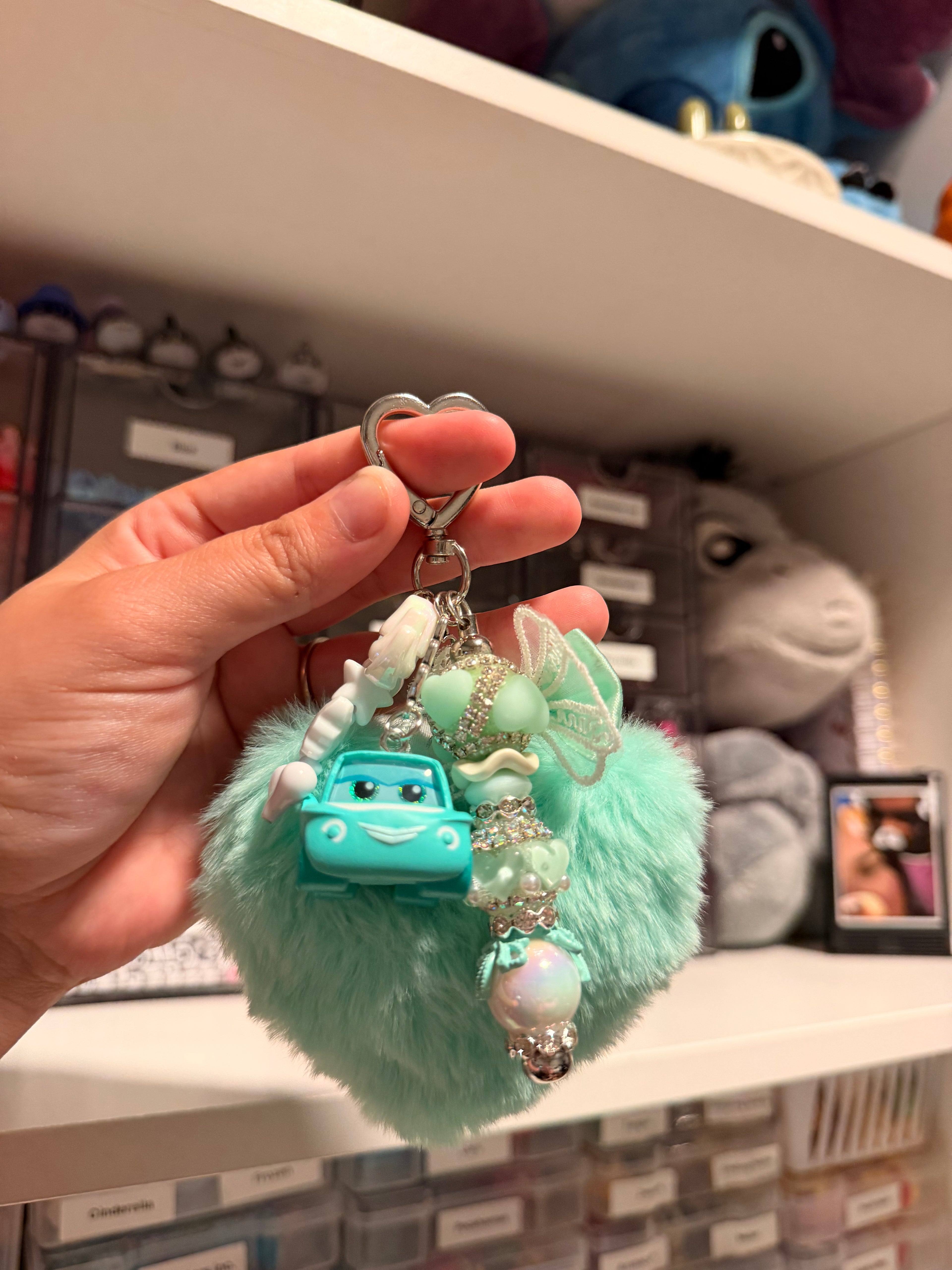neon flo keychain