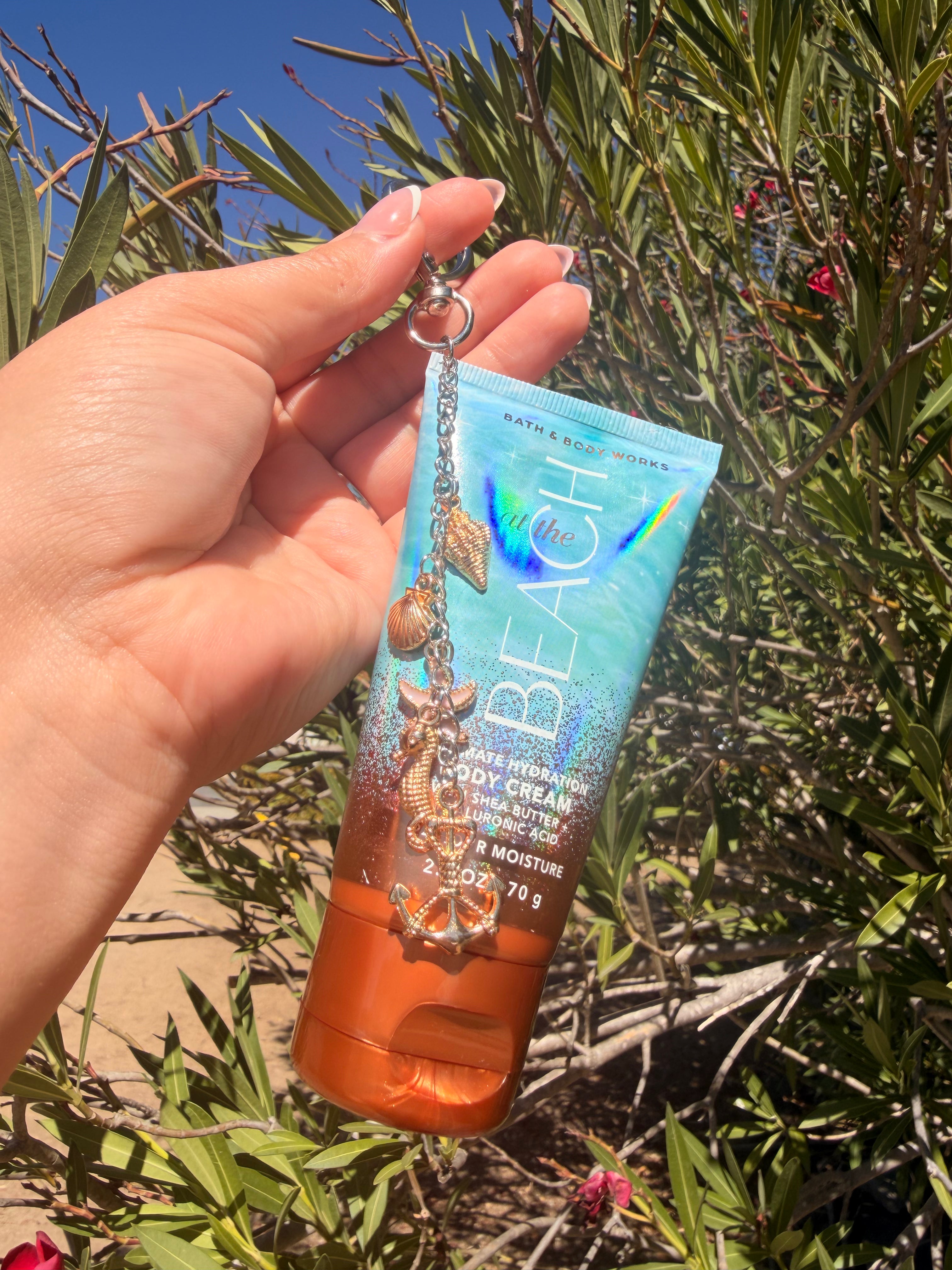 bbw lotion keychain